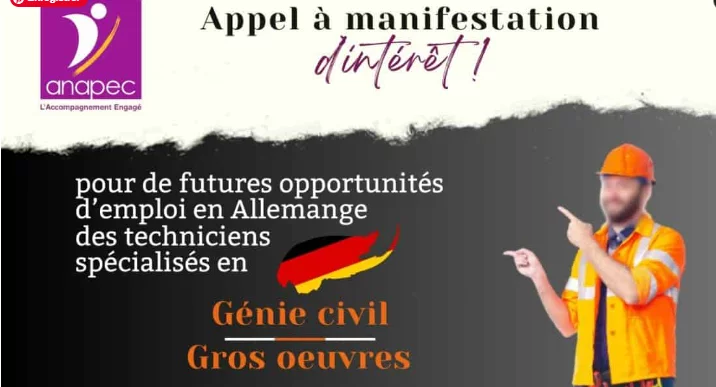 Recrute des Techniciens Génie Civil ou Gros Œuvre en Allemagne