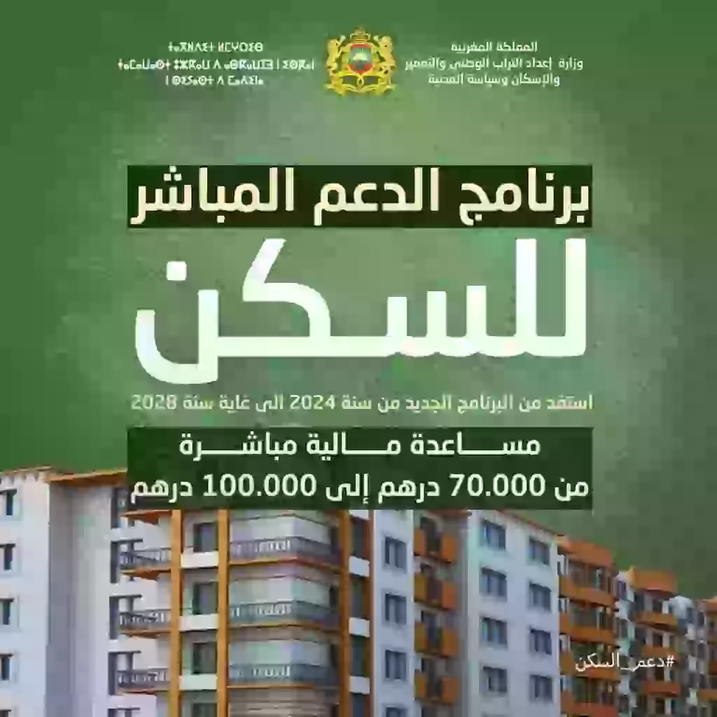 daamsakane.ma طريقة التسجيل في منصة الدعم المباشر للسكن